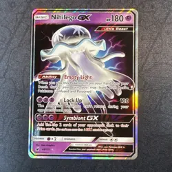 Nihilego GX 49/111 Sm-Crimson Invasion Holo Sun & Moon Pokemon - Image 1
