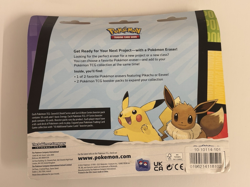 Pokemon Back to School Eevee Eraser 2 Pack Blister English Evolving Skies RARE - Image 2