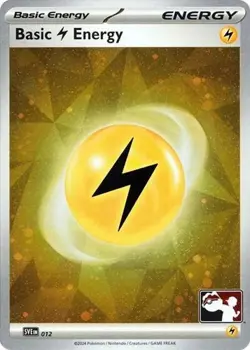 1x Basic Lightning Energy (Cosmos Holo, #012) NM Eng Pokemon - Prize Pack Series - Image 1