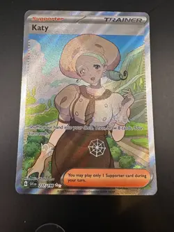 Pokemon - Katy - 237/198 - Scarlet & Violet - Full Art Trainer Card - Image 1