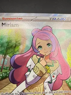 Pokemon TCG Miriam Full Art Trainer Card 238/198 Scarlet Violet - Image 2