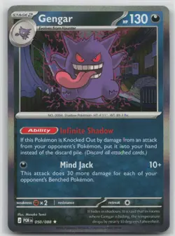 Gengar 050/088 ME03: Perfect Order Holo Rare Pokemon TCG Card - Image 1