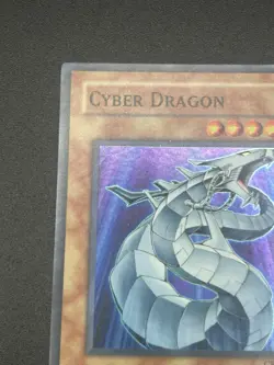 Cyber Dragon CRV-EN015 Super Rare Unlimited Edition YuGiOh Card LP - Image 4
