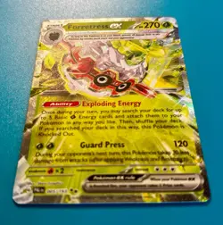 Forretress Ex #5 Pokemon Card - Paldea Evolved 005/193 NM Double Rare Holo TCG - Image 3