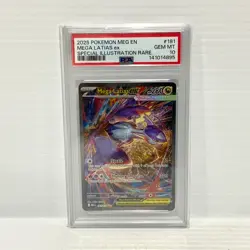 PSA 10 Mega Latias EX 181/132 SIR - Mega Evolution - Graded Pokemon Card - Image 1