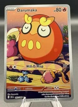 Pokemon Darumaka 097/086 Sv: Black Bolt Illustration Rare Holo English Card - Image 1