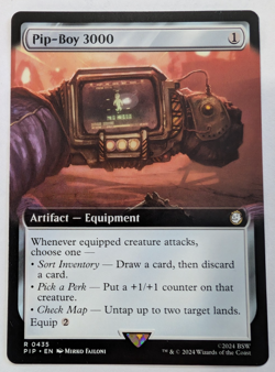 Pip-Boy 3000 ~ Extended Art NM-Mint, Universes Beyond: Fallout MT 0435 - Image 1