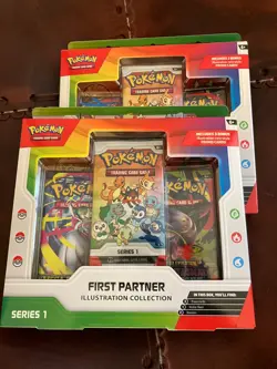 Pokemon TCG First Partner Illustration Collection Series 1 Box New Sealed - Image 1