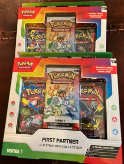 Pokemon TCG First Partner Illustration Collection Series 1 Box New Sealed - Image 4