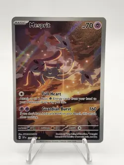Mesprit 204/191 Surging Sparks Illustration Rare Pokemon NM - Image 1