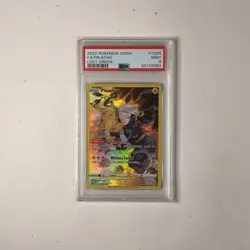 Pokemon Pikachu 2022 Trainer Gallery Full Art TG05/TG30 Swsh11 Lost Origin PSA 9 - Image 1