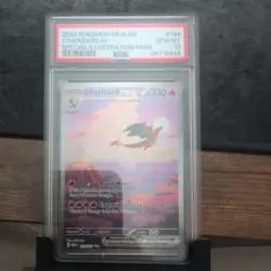 2023 POKEMON MEW EN-151 SPECIAL ILLUSTRATION RARE #199 CHARIZARD EX PSA 10 - Image 1