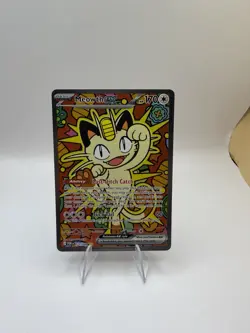 Meowth ex 121/088 ENGLISH Special Illustration Rare - Perfect Order SIR Pokemon - Image 1