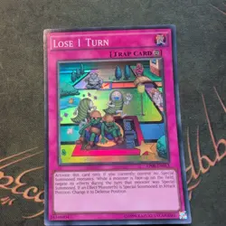 Lose 1 Turn AP08-EN013 Super Rare Near Mint Yugioh - Image 1