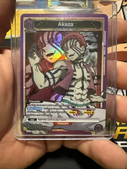 Union Arena TCG Demon Slayer Akaza UA05BT/KMY-1-052 SR Holo ENGLISH - Image 1