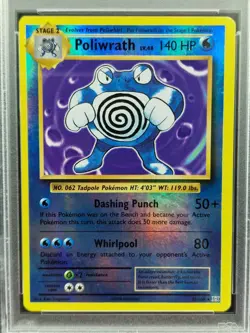 PSA 9 MINT Poliwrath 2016 Pokemon card XY Evolutions 25/108 Reverse Holo Rare! - Image 2