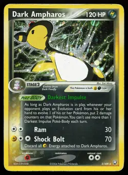 Dark Ampharos 2/109 Holo Rare Team Rocket Returns Pokemon Card - Image 1