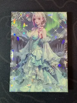 Goddess Rebecca Snow World Preimium Thick Card Waifu Doujin One Piece Full Art - Image 1