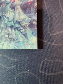 Goddess Rebecca Snow World Preimium Thick Card Waifu Doujin One Piece Full Art - Image 4