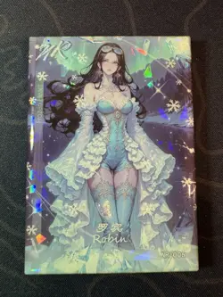 Goddess Robin Snow World Preimium Thick Card Waifu Doujin One Piece Full Art - Image 1