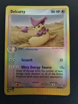 Pokemon Card Delcatty 34/100 EX Sandstorm Reverse Holo Uncommon - Image 1