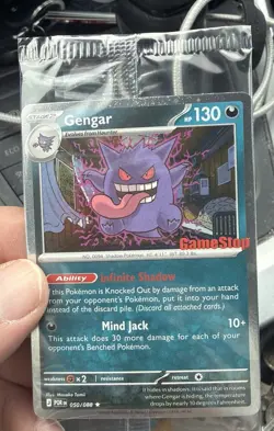 Pokemon TCG Gengar 050/088 Promo Sealed Stamped Gamestop Promo Card - Image 3