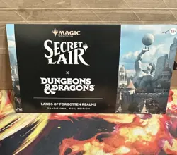 MTG Secret Lair Drop D&D Lands of the Forgotten Realms Foil Ship Fast - Image 1