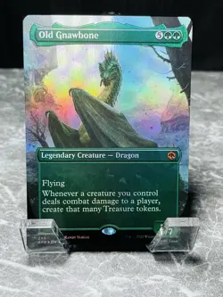 Old Gnawbone (Borderless) Foil Aventures in the Forgotten Realms MTG English - Image 1