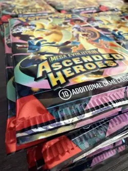 (50x) ASCENDED HEROES Pokemon TCG Booster Pack Lot SEALED IN HAND UNWEIGHED - Image 2