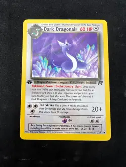 Dark Dragonair 33/82 Team Rocket Regular 1st Edition Pokemon MP - Image 1