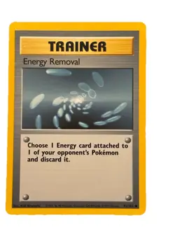 New: Vintage 1999 Pokemon TCG Energy Removal 092 Base Set Regular Common - Image 1