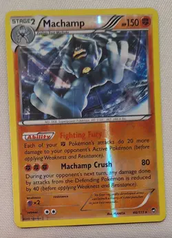 Pokemon TCG Generations Machamp 42/83 REVERSE HOLO RARE - Image 3