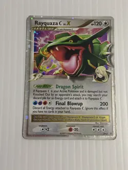 Pokemon Rayquaza C LV.X DP Black Star Promotional DP47 Holo Promo - Image 1