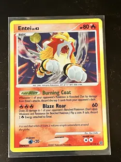 Pokemon TCG Secret Wonders Holo Suicune 19/132 & Holo Entei 4/132 - Image 4
