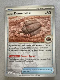 Pokemon TCG * Scarlet & Violet 151 * 152/165 Antique Dome Fossil * REVERSE HOLO - Image 1