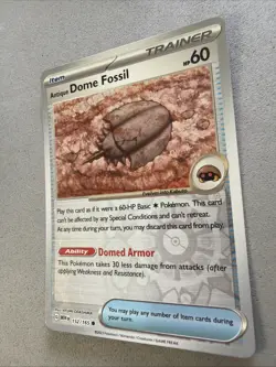 Pokemon TCG * Scarlet & Violet 151 * 152/165 Antique Dome Fossil * REVERSE HOLO - Image 2