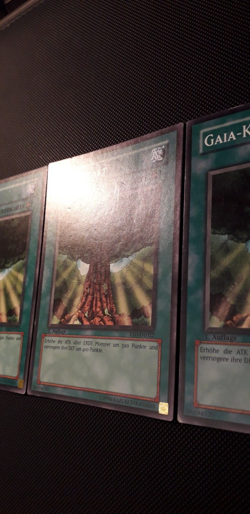 Yu-Gi-Oh! 3x Gaia Kraft, YSD-DE022, Common, 1. Auflage, Deutsch, EX/GD/GD - Image 3