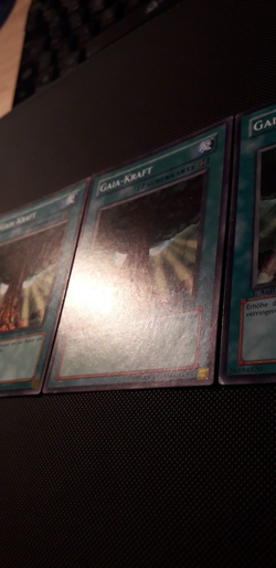 Yu-Gi-Oh! 3x Gaia Kraft, YSD-DE022, Common, 1. Auflage, Deutsch, EX/GD/GD - Image 4