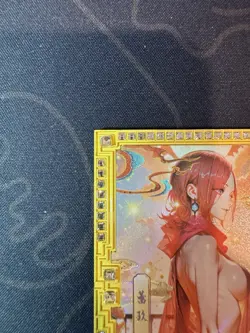 Goddess Reiju Diamond Golden Card Metal Bikini Waifu Doujin Numbered One Piece - Image 2