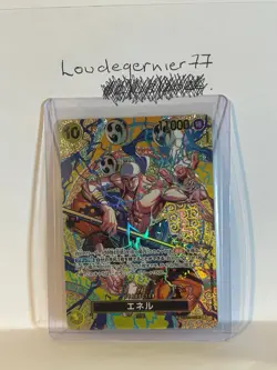 ONE PIECE TCG JAPANESE CARD OP15 Adventure on KAMI's Island SP Enel EB02-052 SR - Image 1