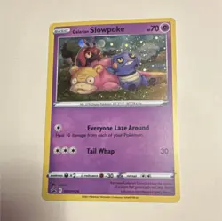 Pokemon Galarian Slowpoke SWSH126 Promo Card 70 HP Tail Whap - Image 1
