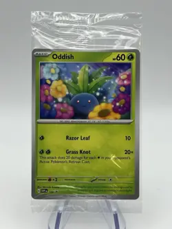 Oddish SVP 102 New & Sealed Promo Pokemon Card Black Star (A2) - Image 1