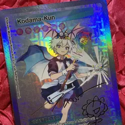 Takashi Murakami Flowers Collectible Custom Waifu ACG Girl Holo Card Magic Bat - Image 2