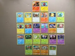 24x Old Pokemon Hidden Fates Card Bundle with Pikachu, Eevee, Charmander - 2019 - Image 1