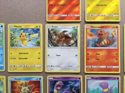 24x Old Pokemon Hidden Fates Card Bundle with Pikachu, Eevee, Charmander - 2019 - Image 3
