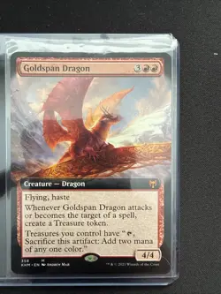Goldspan Dragon (Extended Art) Kaldheim Regular - Image 1