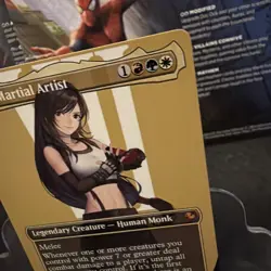 Tifa, Martial Artist Legendary Creature - Human Monk #206 New Final Fantasy MTG - Image 3