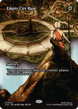 MTG Empty City Ruse - Foil - Borderless, Avatar: The Last Airbender: Eternal-Leg - Image 1