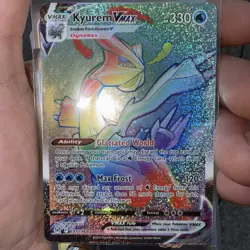 Pokemon Card Kyurem VMAX 197/196 Lost Origin Secret Rare Near Mint - Image 1