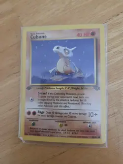 Pokemon TCG - CUBONE - 1ST EDITION - 50/64 - JUNGLE (1999) - WOTC - LP/NM - Image 1